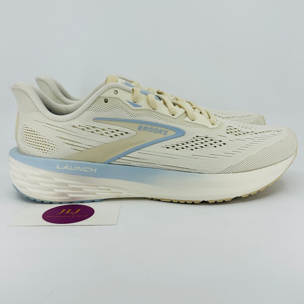 Brooks Women's Launch 12 Running Shoes Coconut/Sand/Skyway 1204711B198 Size 11